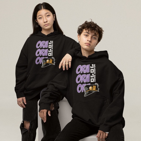 ORA ORA ORA JOJO:: UNISEX CUSTOM HOODIE - Picture 1 of 4